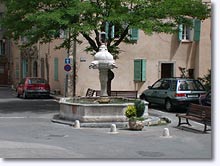 Cotignac, fountain