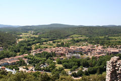 Flassans sur Issole seen from the castle