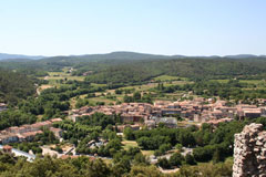 Flassans sur Issole vu du Château