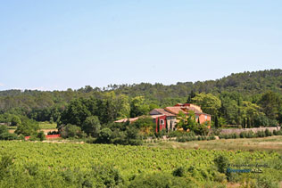 Flassans sur Issole, hamlet in the middle of vinyards