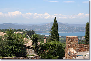 Gassin, view of the Gulf of Saint Tropez
