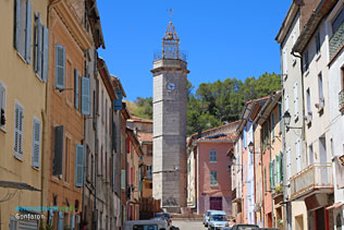 Gonfaron, clock-tower