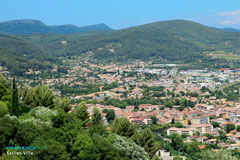 Sollies-Ville, panoramic view over the plain