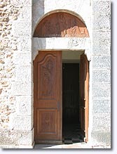 Le Thoronet, church door