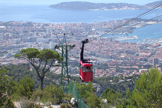 Toulon - Vue du Mont Faron