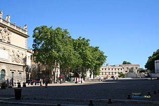 Avignon, grande place