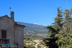Bedoin, view of the  Mont Ventoux