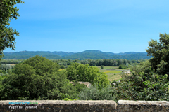 Puget sur Durance, view of the Luberon