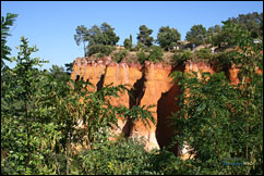 Roussillon, ocher hill