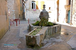 Saint Didier, fountain