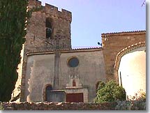 Villedieu, church