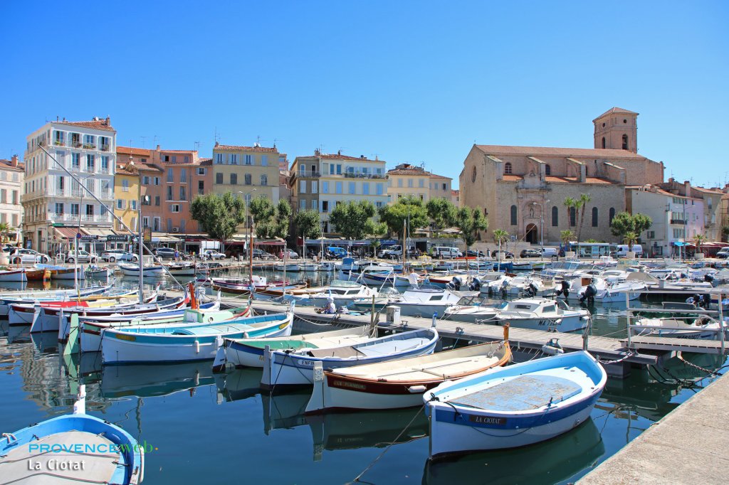 La Ciotat - seaside town in the Bouches du Rhone, Provence - France