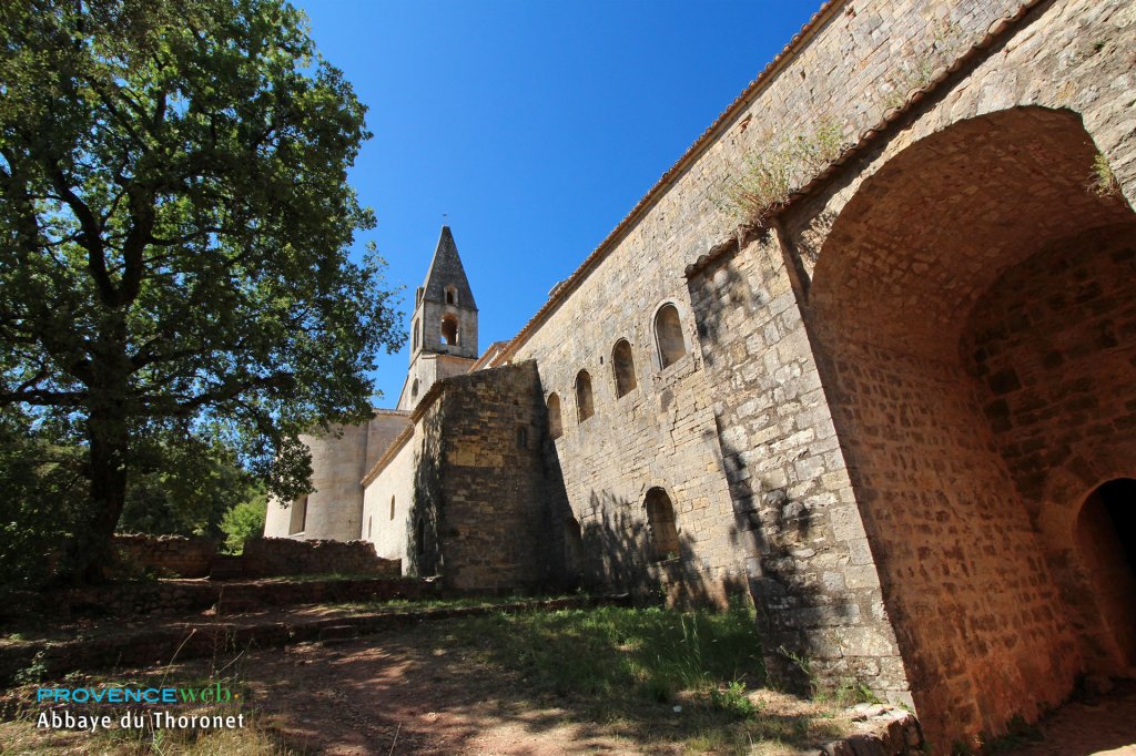 Abbaye du Thoronet dans le Var.